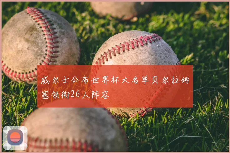 威尔士公布世界杯大名单贝尔拉姆塞领衔26人阵容